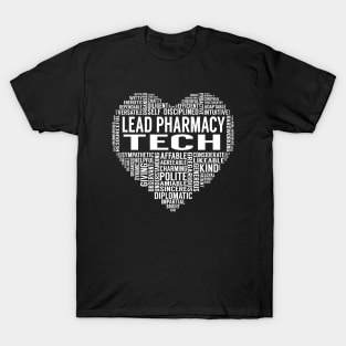 Lead Pharmacy Tech Heart T-Shirt